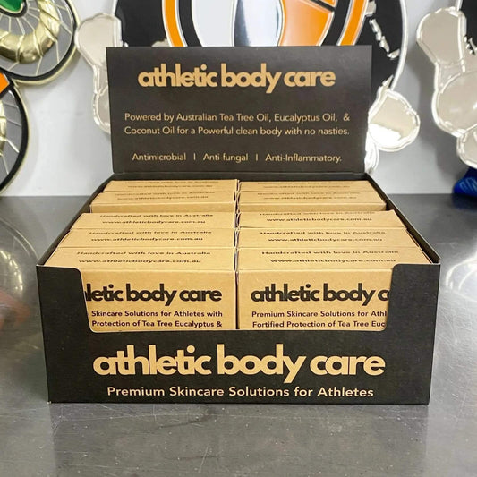 Athletic Body Care 12 pack display box at Domianance MMA
