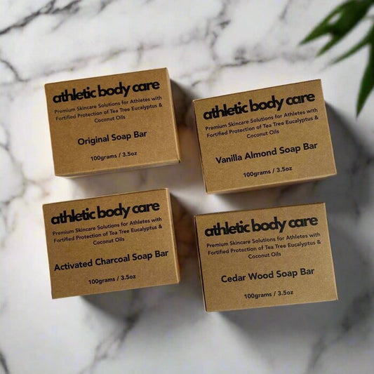 Athletic Body Care Soap Bar Mixed 4 Pack